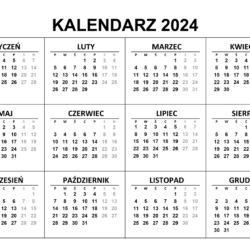 Kalendarz 2024 do druku za darmo: zaprojektuj i wykorzystaj bezpłatnie